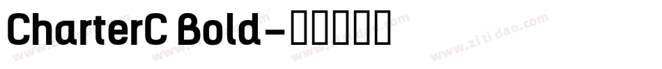 CharterC Bold字体转换
